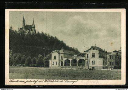 AK Judendorf-Strassengel, Sanatorium und Wallfahrtskirche
