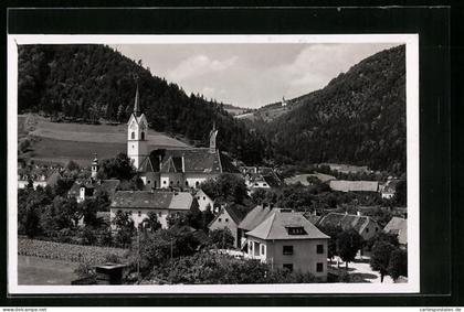 AK Maria Lankowitz bei Köflach, Ortspartie mit Kirche