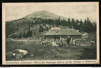 AK Maria Lankowitz, Stubalpe, Touristenhaus Salzstiegel mit Rappkogel