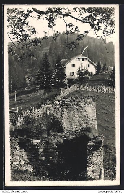 AK Maria Lankowitz, Terenbachkogel, Naturfreundehaus Sattelhaus