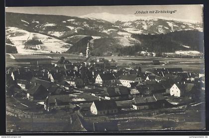 AK Obdach, Teilansicht mit Zirbitzkogel