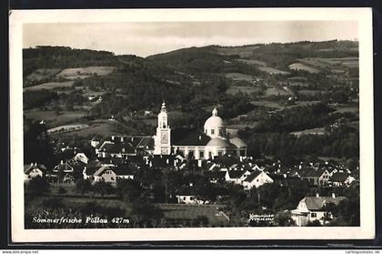 AK Pöllau, Gesamtansicht aus der Vogelschau