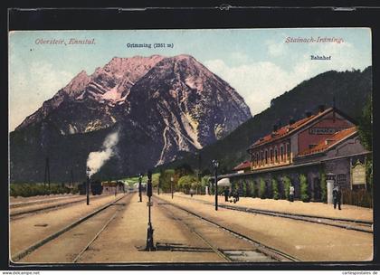 AK Stainach-Irdning, Bahnhof und Grimming