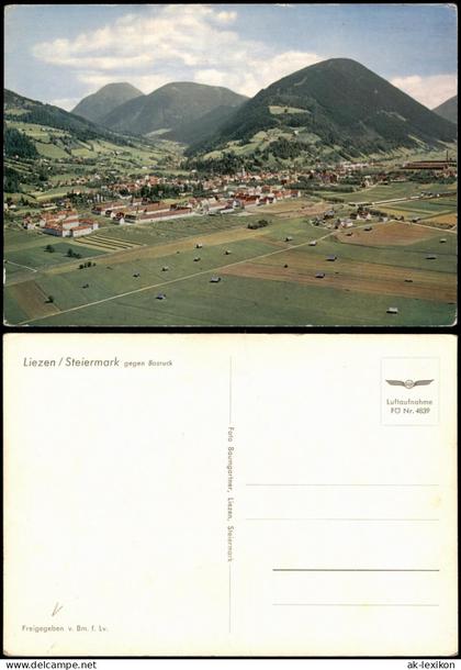 Ansichtskarte Liezen Luftbild Luftaufnahme - Steiermark 1968