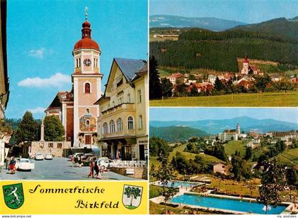 Birkfeld Kirche Ortspartie Schwimmbad