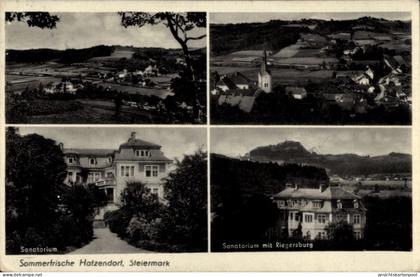 CPA Hatzendorf Fehring Steiermark, Sanatorium, Riegersburg
