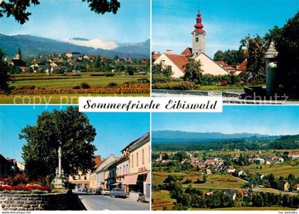 Eibiswald Steiermark Panorama Kirche Ortspartie
