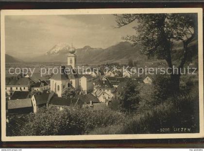 Liezen Steiermark Ortsansicht mit Kirche Alpen