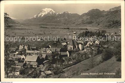 Liezen Steiermark Panorama Ennstal mit Grimming Dachsteingebirge