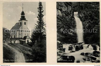 Seckau Maria Schnee Wallfahrtskirche Wasserfall