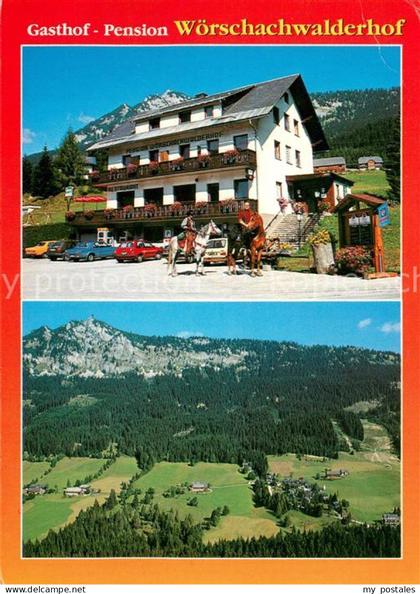 Tauplitz Gasthof Pension Woerschachwalderhof Reiten Fliegeraufnahme