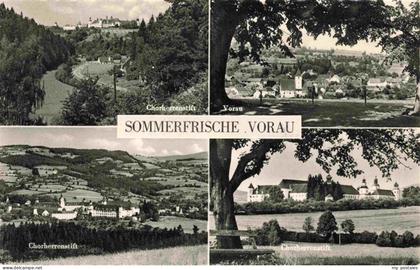 Vorau Steiermark AT Chorherrenstift Ortspartie Panorama