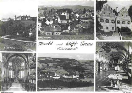 Vorau Steiermark AT Stift-Vorau Markt Kircheninnenansicht Bibliothek Chorherrens
