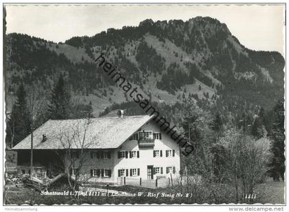 6677 Schattwald - Landhaus W. Rief Steig Nr. 8 - Foto-AK