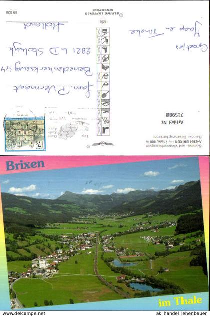 715988 Brixen im Thale pub Alpine Luftbild 89528