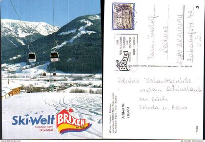 716454 Brixen im Thale Skiwelt Wintersport Seilbahn Gondel