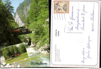 716696 Mehrbild AK Wildschönau i. d. Kundler Klamm Eisenbahn Brücke Wildschönau Überau