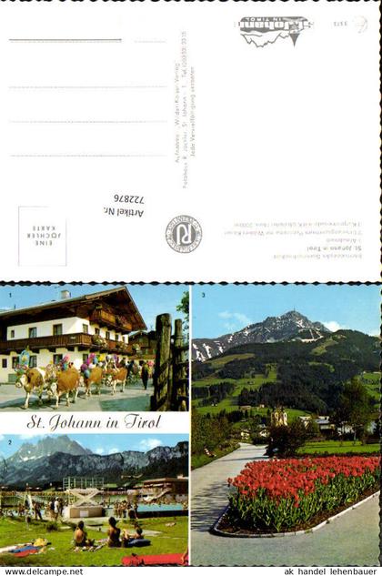 722876 St. Johann in Tirol Almabtritt Wilder Kaiser St. Johann in Tirol Bez. Kitzbühel