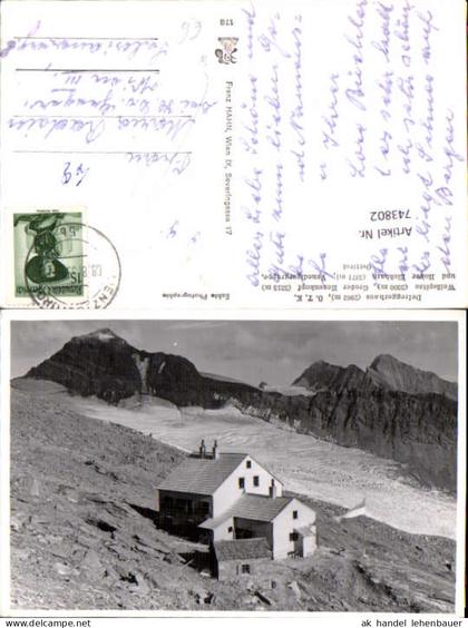 743802 Foto AK Defreggerhaus Weißspitze Großer Hexenkopf Prägraten am Großvenediger