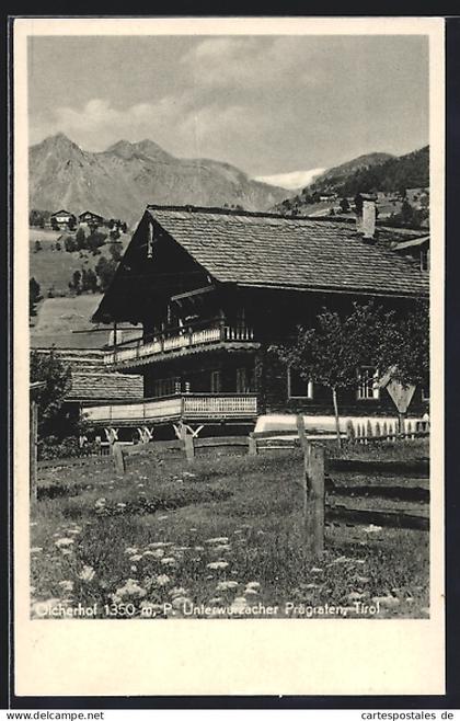 AK Prägraten, Olcherhof von P. Unterwurzacher