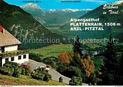 Arzl Pitztal Alpengasthof Plattenrain
