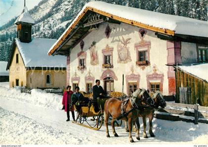 Leutasch Schlittenpartie Winter