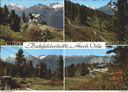 Oetz Bielefelder Huette Sesselbahn Bergrestaurant Hoch Oetz Alpenpanorama Wander