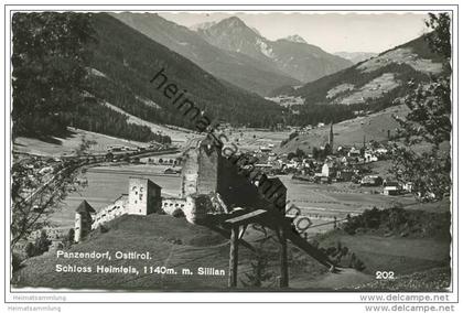 Panzendorf - Schloss Heinfels mit Sillian - Foto-AK