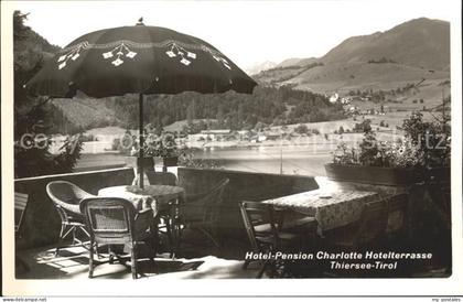Thiersee Hotel Pension Charlotte Hotelterrasse