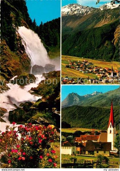 Umhausen Tirol Wasserfall Kirche