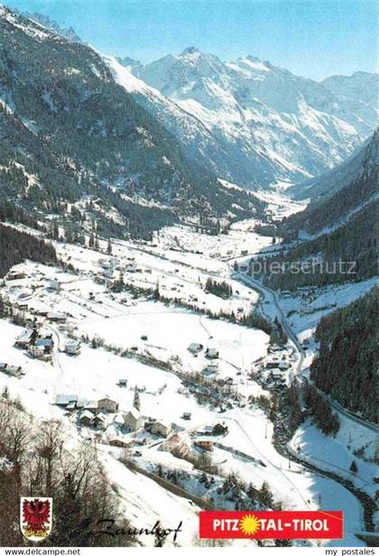 Zaunhof St Leonhard Pitztal Tirol AT Pitztal Winterlandschaft Bergdorf Schnee Be