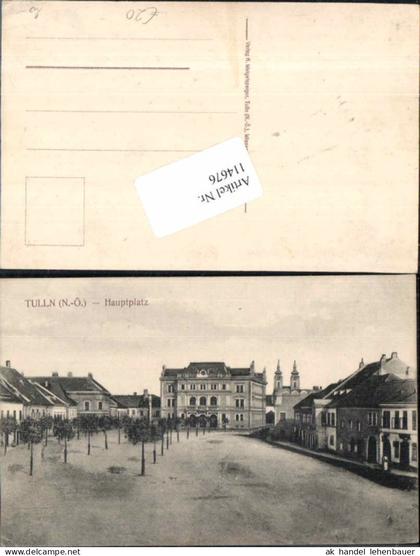 114676,Tulln Partie am Marktplatz 1905
