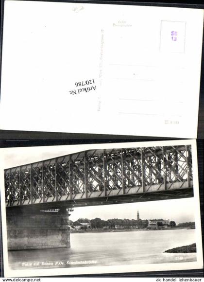 120786,Tulln a.d. Donau Eisenbahnbrücke Brücke