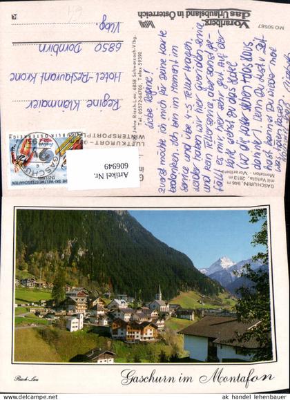 606949,Gaschurn m. Vallüla Montafon