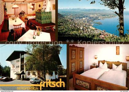 Lochau Bregenz Vorarlberg Bergpension Fritsch Gaststube Zimmer Panorama