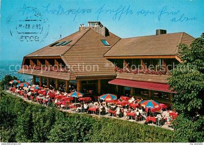 Lochau Bregenz Vorarlberg Landgasthof Haggen Aussenansicht m. Terrasse