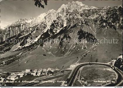 Stuben Vorarlberg Panorama Arlbergstrasse