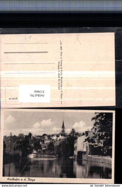 313866,Waidhofen an d. Thaya Teilansicht Fluss