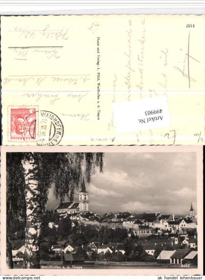 499903,Waidhofen an d. Thaya Totale Kirche