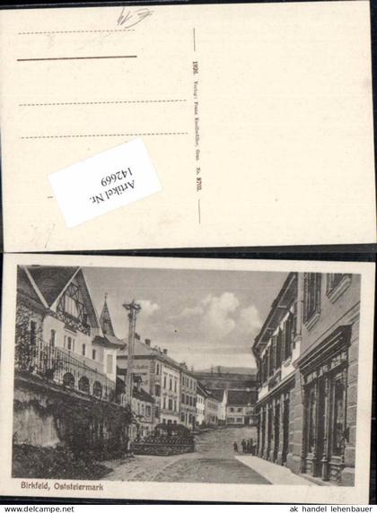 142669,Birkfeld Strassenansicht 1926