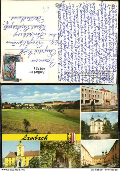 661751,Mehrbild Ak Lambach Markt