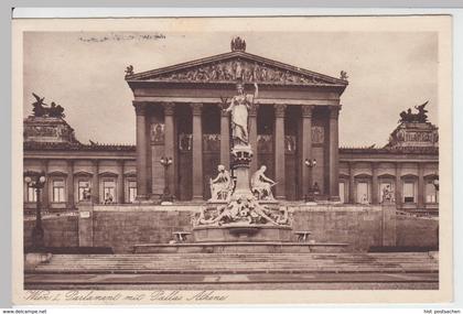 (55327) AK Wien, Parlament, Pallas Athene, vor 1945