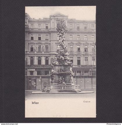 AUSTRIA, Postcard, Graben, Vienna, Unused