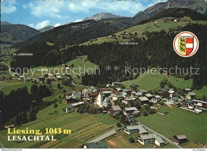 Liesing Wien Lesachtal Alpenpanorama Fliegeraufnahme