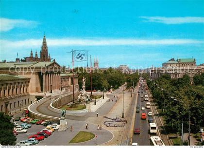 Wien Ringstrasse Parlament Rathaus Burgtheater