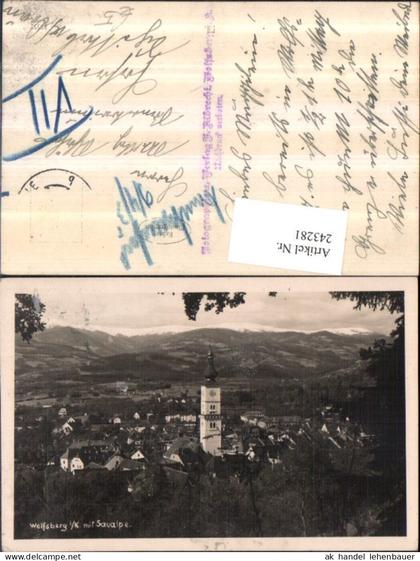 243281,Wolfsberg Totale m. Saualpe