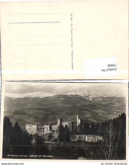 79886,Wolfsberg Schloss m. Saualpe