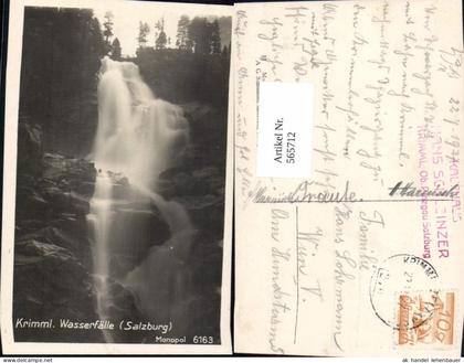 565712,Krimml Oberer Krimmler Wasserfall Bahnpost Zug Krimml Zell am See