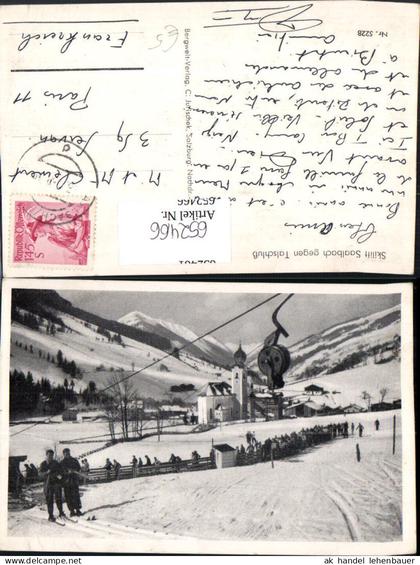 652466,Skilift Saalbach Saalbach-Hinterglemm geg. Talschluß Wintersport