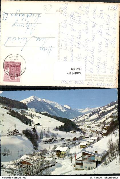 662909,Saalbach-Hinterglemm Saalbach Straße nach Hinterglemm Zwölferkogel Winter